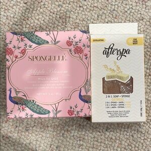 Spongelle Apple Blossom and Afterspa Exfoliating Set